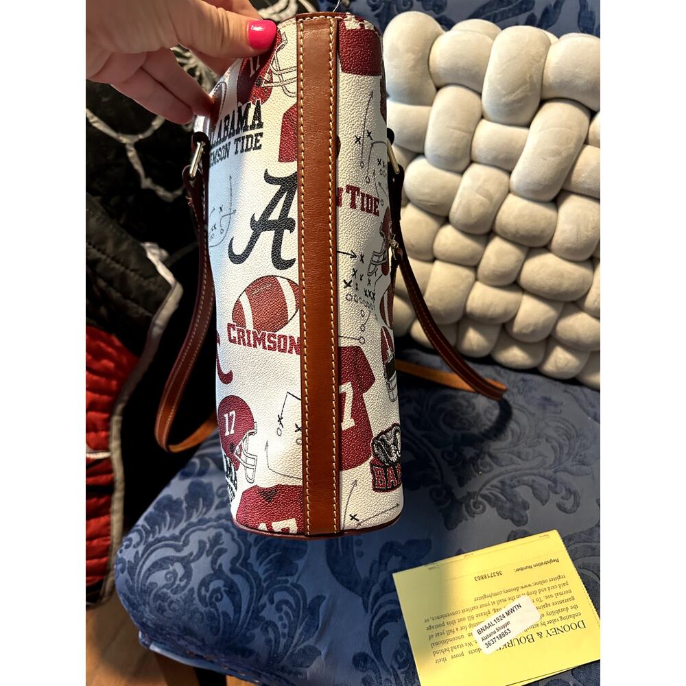 Dooney and Bourke Alabama Crimson Tide Collegiate Tote NWOT - Picture 7 of 9